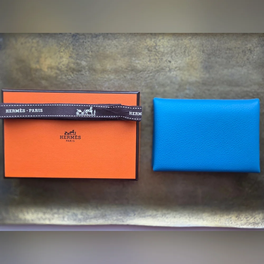 Hermès Calvi Duo compact cardholder - Picture 1 of 10